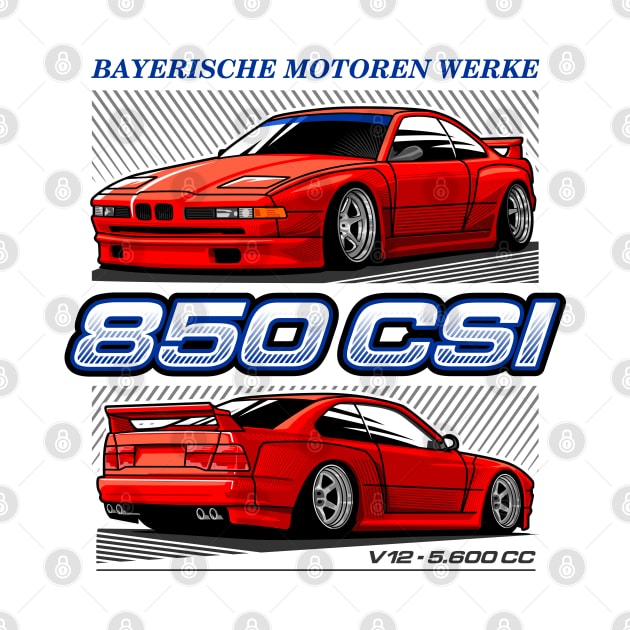 BMW 850 CSi by celengan