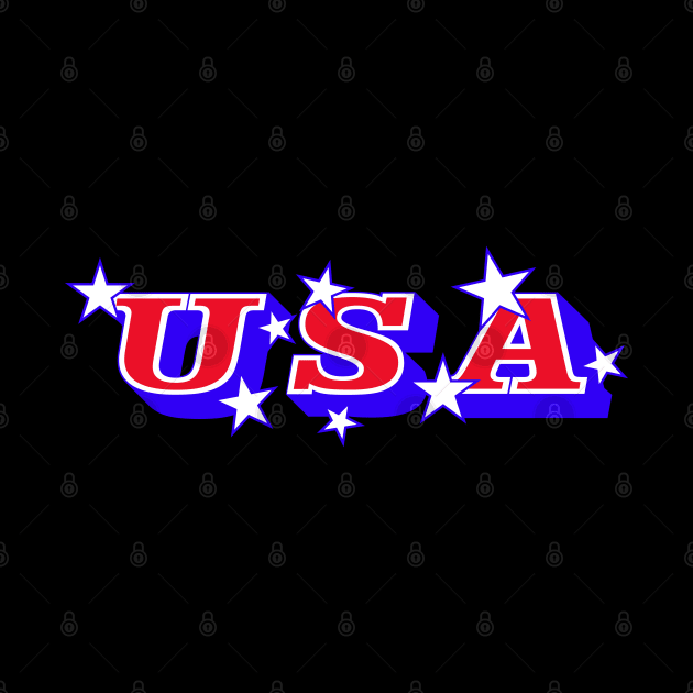 USA typographic design. by Ekenepeken