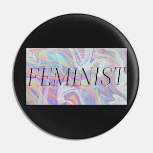 Holo Feminist Pin