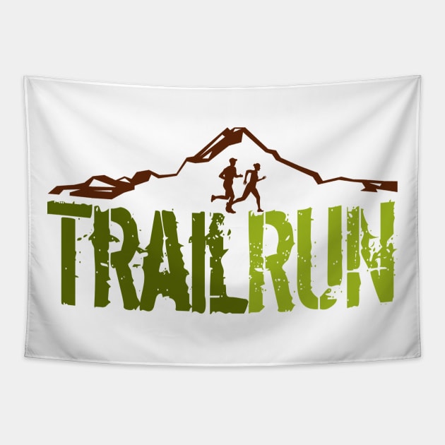 TRAIL RUNNING Tapestry by CLIPS
