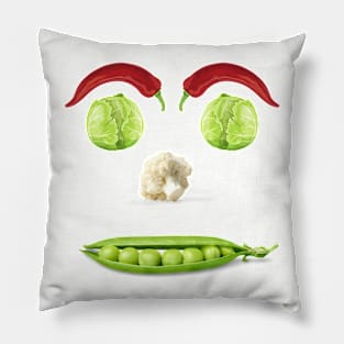 Vegan Face4 Pillow