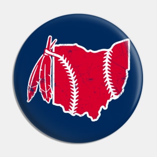 Cleveland Ohio Baseball - Navy 2 Pin