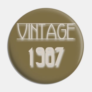 Vintage 1987 Pin