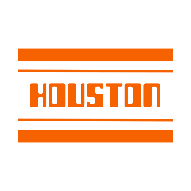 Houston Orange Stripes | Sports Team by FantasySportsSpot