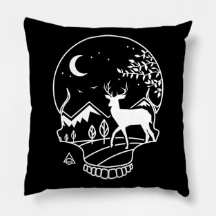 Deer skull Pillow