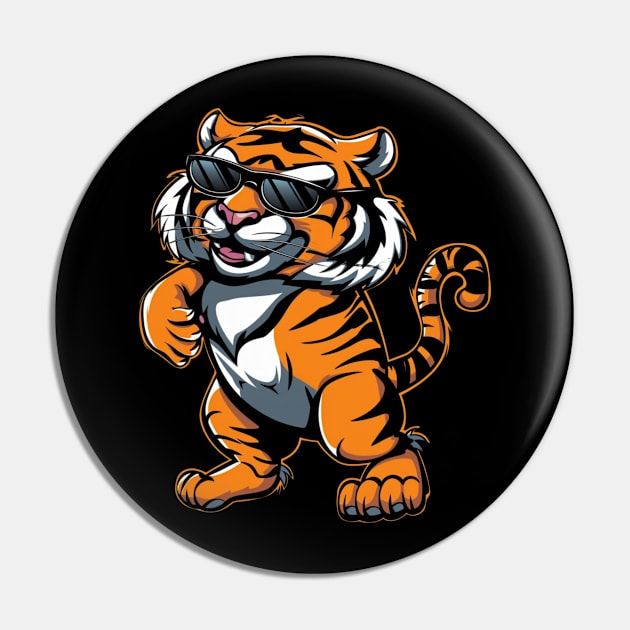 Tiger Color Visibility Pin by GodeleineBesnard