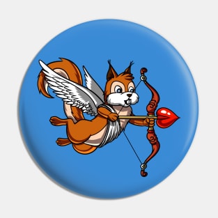 Cute Squirrel Cupid Pin