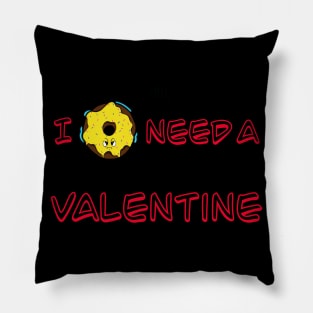 Donut Valentine Pillow