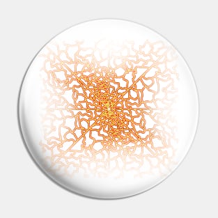 Abstract Lava Pattern Pin