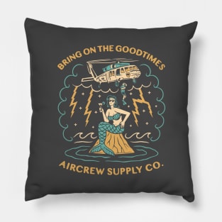 Bring on the Good Times - Colored Version Pillow