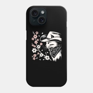 Kawaii Japanese Funny Cat Cowboy Cowgirl Meow Howdy Meowdy Phone Case