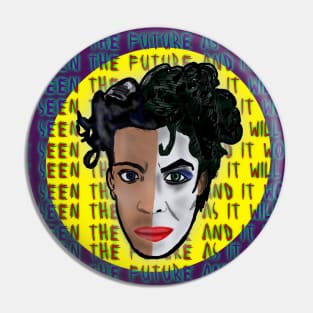 Prince as Gemini- The Future Pin