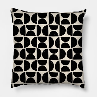 Abstract Retro Midmod Shapes Pillow