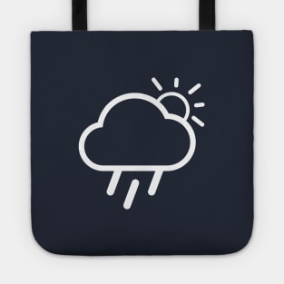 Minimal rain cloud weather Tote