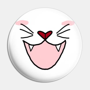 Cute cat face Pin