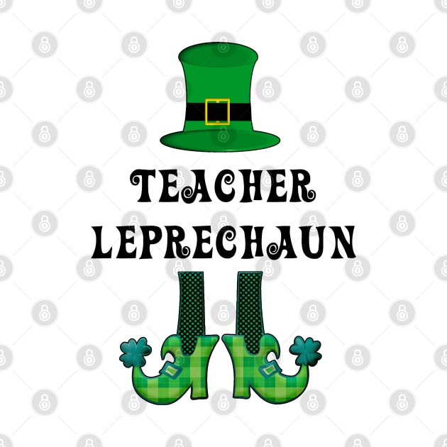 St Patrick's St Paddy's St Patty's Day Teacher  Leprechaun by familycuteycom