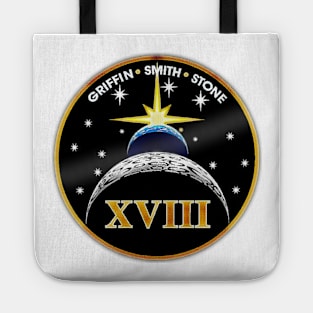 Apollo 18 mission "patch" artwork Tote