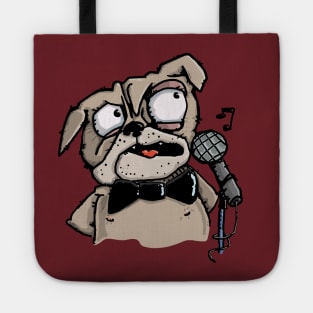 The Pug sings My Way Tote