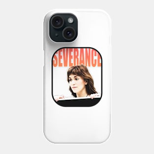 severance series Britt Lower fan works graphic design by ironpalette Phone Case