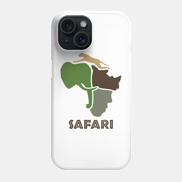 AFRICA SAFARI Phone Case by ReignGFX
