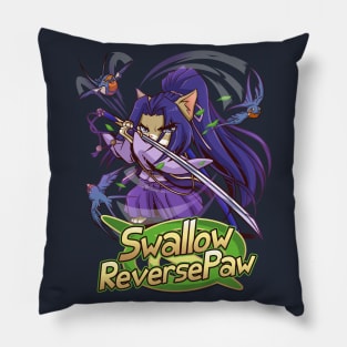 Swallow ReversePaw Pillow