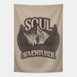 Vintage Retro Soul Adventurer Tapestry