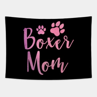 Boxer Mom, Cute Boxer Lover Dog Owner Tapestry