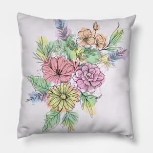 FLOWER ART. Pillow