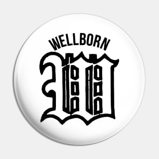 Wellborn W Black Pin