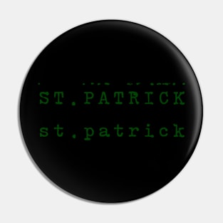 St. Patrick Pin