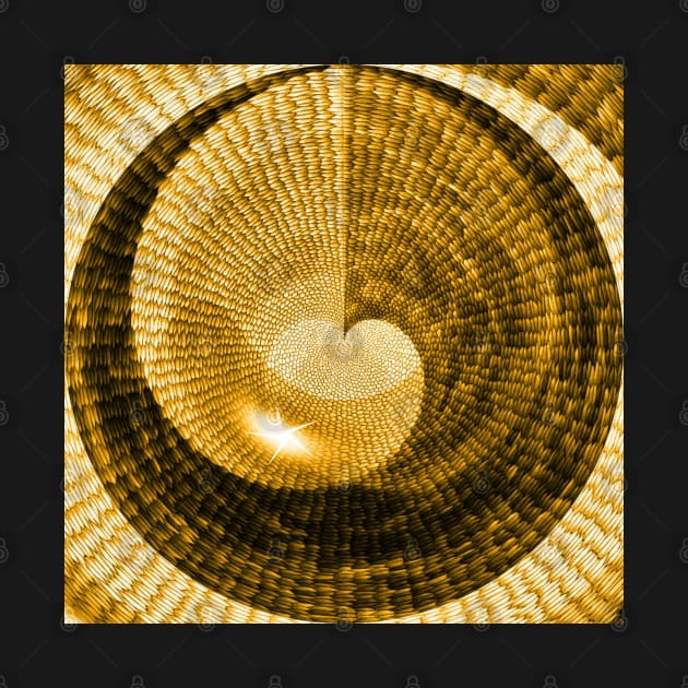 Solid Gold Millionaire Sacred Geometry 3D by PlanetMonkey