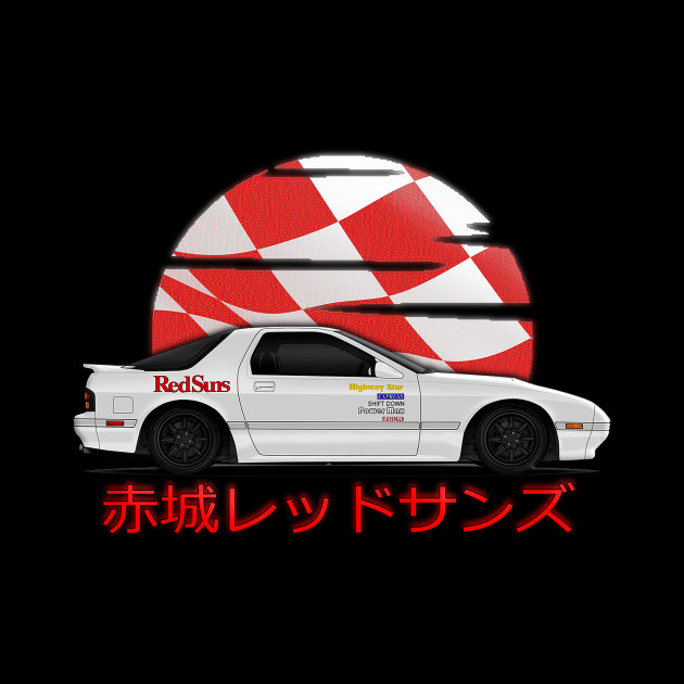 R E D S U N S - Initial D - Phone Case