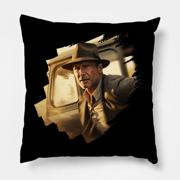 Indiana Jones and the Dial of Destiny Pillow by Pixy Official