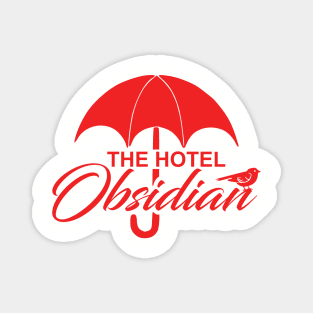 Umbrella Academy Hotel Obsidian Mashup Magnet