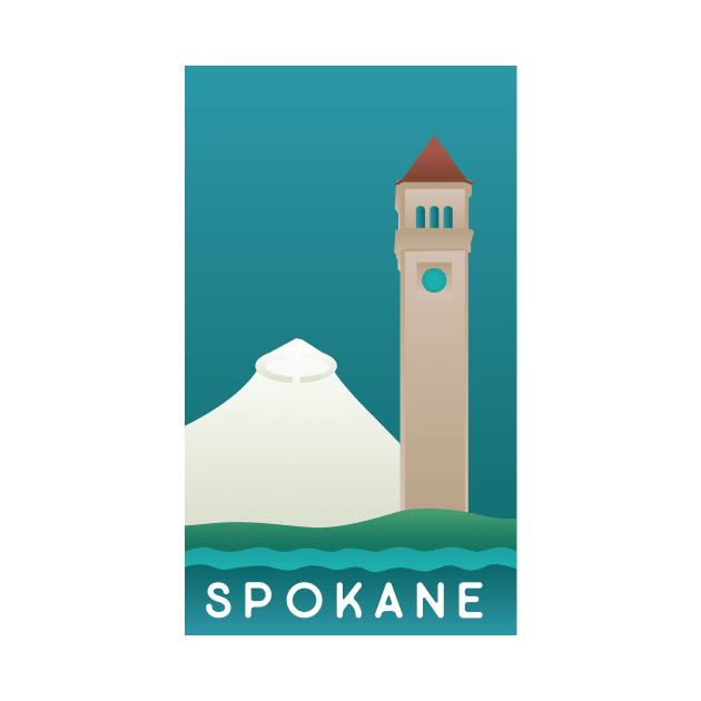 Spokane Poster by SkySlate