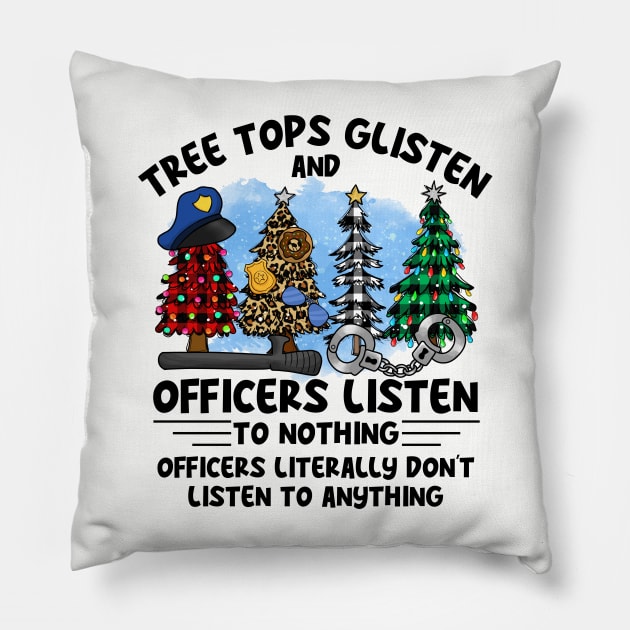 Funny Christmas Dispatcher Pillow by Shirts by Jamie