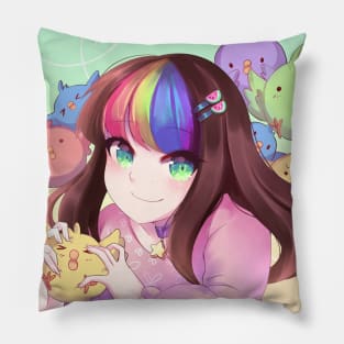 Colorful Birbs Pillow