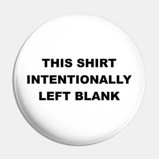 Blank shirt Pin