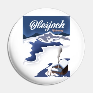 Oberjoch Germany ski poster Pin