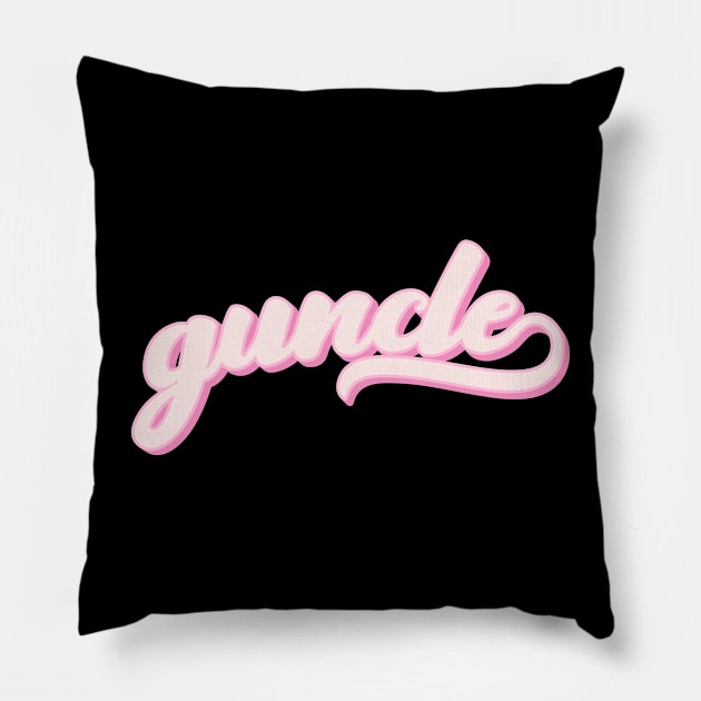 Gay Uncle Guncle Vintage Graphic Pillow by BurnhamAndGrange