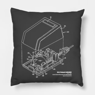 1984 Apple Mouse Patent Drawing - 001 Light Pillow