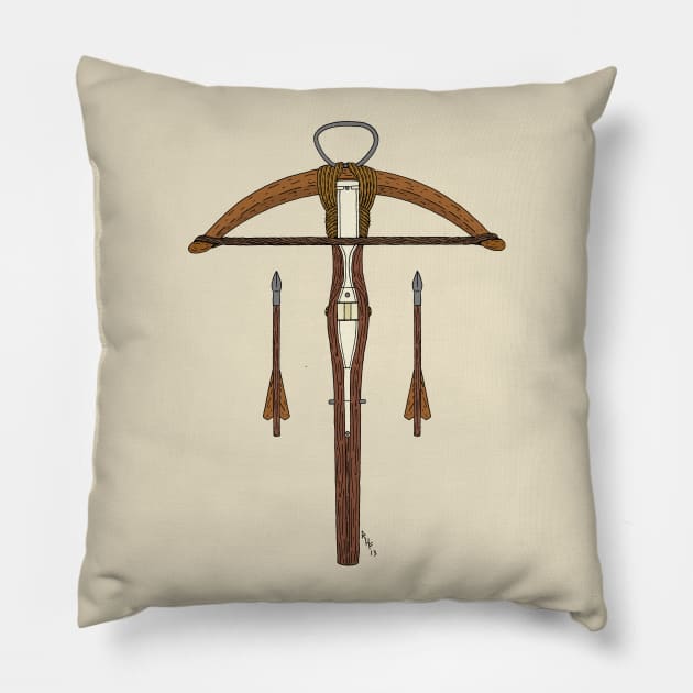 Crossbow Pillow by AzureLionProductions