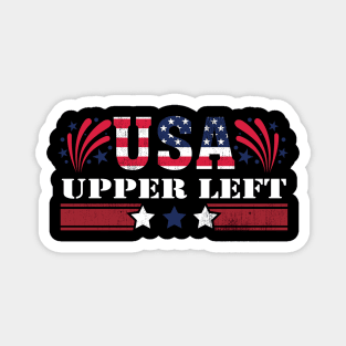 Upper left USA Magnet