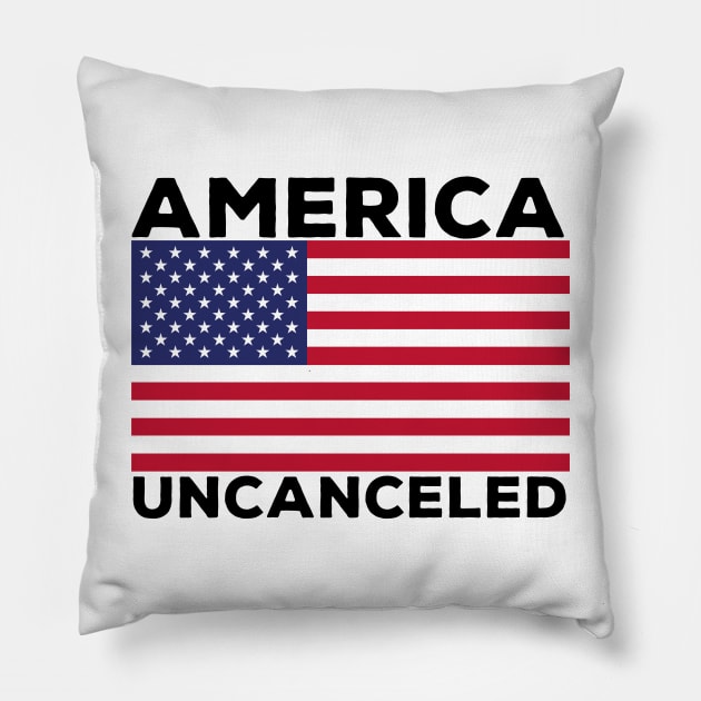 America Uncanceled Pillow by DiegoCarvalho