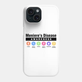 Meniere's Disease - Disability Awareness Symptoms Phone Case