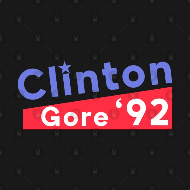 Clinton Gore 92 by Crazy Shirts For All