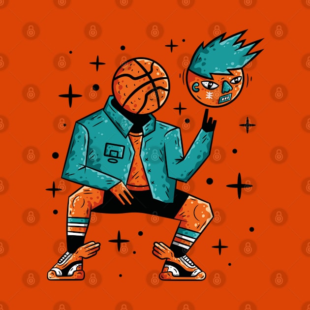 Cartoon Basketball Game by Makushkin28