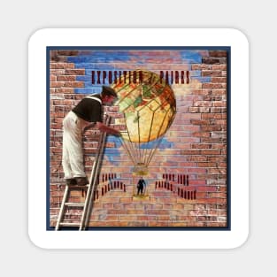 Exposition De Paires 1906 Balloon Mural Magnet