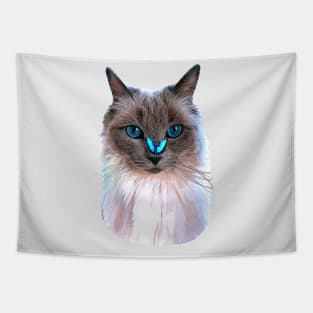 Ragdoll Cat Butterrfly Tapestry