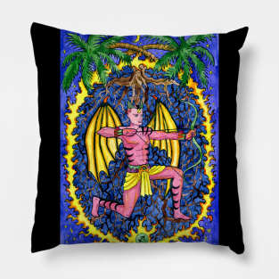 Sagittarius (Archer). Zodiac Design. Pillow